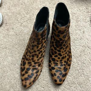 Joie calf hair ankle bootie 38.5